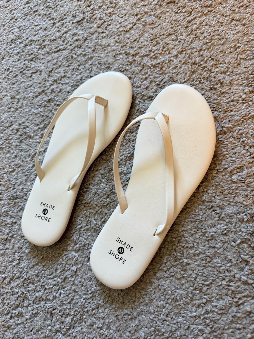 White Women Size 5 Flip Flops from Target